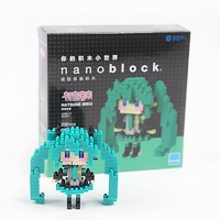 nanoblock 日本小颗粒微积木拼搭初音未来模型 成人女生手办摆礼物