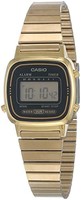 CASIO 卡西欧 女式 LA670WGA-1DF 日常闹钟数字金色手表