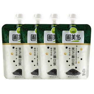 Pulmuone 圃美多 黑芝麻豆浆 220ml*4袋