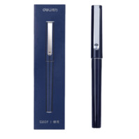 deli 得力 钢笔 DL-S160F 藏青色 F尖 单支盒装