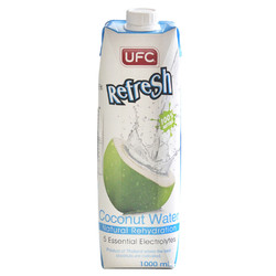 UFC 泰国进口 UFC 100%纯椰子水 1L*12瓶 整箱
