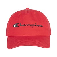 Champion 可调节老爹帽,黑色,One Size