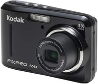 Kodak 柯达 FZ43数码相机 黑色（27 MM 镜头，4 x 变焦，16 MP) 2.0英寸 LCD 显示屏