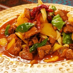 限上海，新疆招牌大盘鸡！喀什味道新疆音乐主题餐厅 2-3人套餐