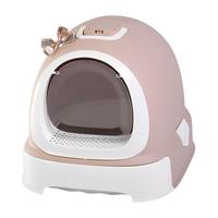 MAKAR 美卡 机器猫 猫砂盆 抽屉式 茶色 L