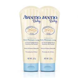 Aveeno 艾惟诺 美国AVEENO艾维诺进口燕麦婴儿润肤霜润肤乳宝宝霜227g*2