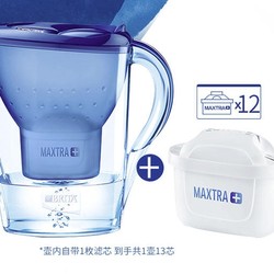 BRITA 碧然德 “一壶13芯” 碧然德海洋系列 3.5L+12枚标准版滤芯