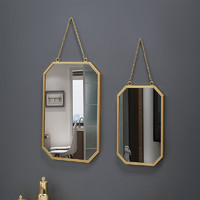 ZISIZ 致仕 铁艺挂墙镜浴室镜壁挂式化妆镜
