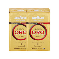 LAVAZZA 拉瓦萨 意式浓缩欧罗金牌咖啡粉 250g*2袋