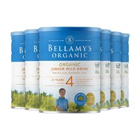 88VIP：BELLAMY'S 贝拉米 婴儿配方奶粉 4段 900g*6罐