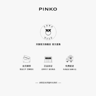 PINKO2022早秋浪漫印花约会长袖衬衫连衣裙1G1841A03C