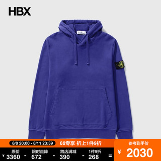 Stone Island/石头岛  休闲袖标帽衫卫衣男HBX独家2022春夏