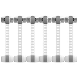 攸曼诚品 B3102 儿童安全锁 标准款 6个装 灰色
