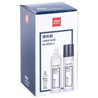 deli 得力 7303S 刷片胶头液体胶 125ml 4支装