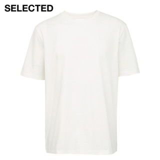 SELECTED思莱德男士夏季新COOLMAX纯色基本款圆领T恤S|421201018