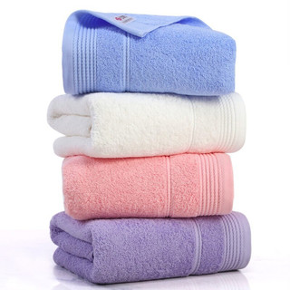 GRACE 洁丽雅 E2118+E0117 毛巾浴巾套装 3件套 蓝色