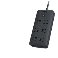 DELIXI 德力西 CD98J-B 新国标插排 六位五孔 3m