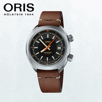 ORIS 豪利时 赛车运动胡子月特别版3代黑盘日历腕表