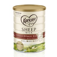 Karicare 可瑞康 新西兰Karicare可瑞康幼儿配方进口绵羊奶粉3段900g单罐1岁以上