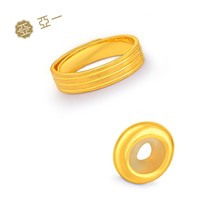 88VIP：CHJ JEWELLERY 潮宏基 女士金碧足金手链 6.1g SCG30000809