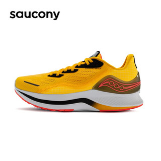 saucony 索康尼 跑步鞋运动鞋男慢跑训练缓震回弹ENDORPHIN SHIFT啡迅2 黄红 42