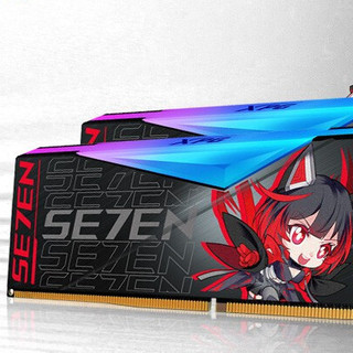 ADATA 威刚 XPG系列 龙耀LANCER RO姬 DDR5 6000MHz RGB 台式机内存 RGB灯条 酷黑 32GB 16GB*2 CL40