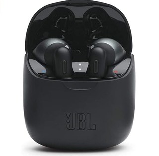 JBL 杰宝 TUNE225TWS 半入耳式真无线蓝牙降噪耳机 冷峻黑