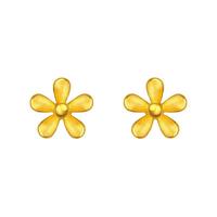 LUKFOOK JEWELLERY 六福珠宝 HIG50053 小雏菊足金耳钉