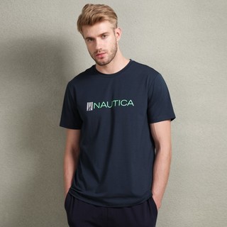 NAUTICA 诺帝卡 男士圆领短袖T恤 NDTS010174