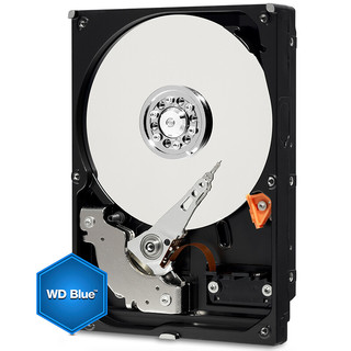 Western Digital 西部数据 蓝盘系列 3.5英寸 台式机硬盘 2TB (SMR、5400rpm、256MB) WD20EZAZ