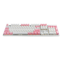 HEXGEARS 黑峡谷 GK715 机械键盘凯华BOX轴 白色背光 白粉色红轴