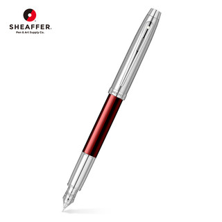 SHEAFFER 犀飞利 钢笔 100系列 商务办公学生书法练字墨水笔 红珐琅F尖