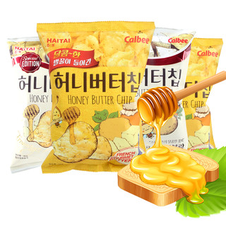 韩国进口海太蜂蜜黄油薯片奶酪味网红卡乐比土豆脆片零食休闲食品