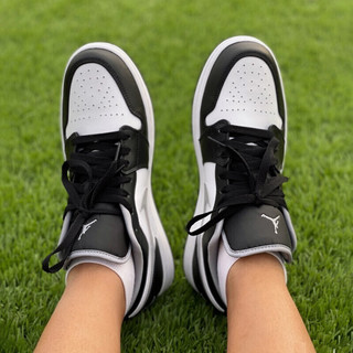 耐克（NIKE）男女鞋 Air Jordan aj1 新款低帮透气休闲轻便运动篮球鞋 553558-553560-040 黑白灰 35.5