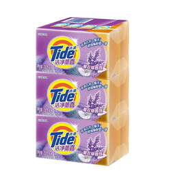 Tide 汰渍 洗衣皂218g*6块装洁净薰香手洗温和不伤手肥皂透明皂整箱批发