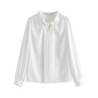 范思蓝恩 女士长袖衬衫 22FS2489 白色 XS