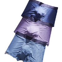 FENTENG 芬腾 男士平角内裤套装 U98260018 3条装(紫色+宝兰+灰兰) L