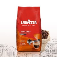 LAVAZZA 拉瓦萨 意大利Lavazza拉瓦萨进口意式浓缩金牌咖啡豆中度烘焙1kg