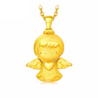 CHOW TAI FOOK 周大福 福星宝宝系列 R18798 快乐宝宝足金吊坠 2.6g 升级版