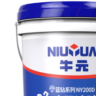 NIU YUAN 牛元 蓝钻系列 NY200D 净味防水浆料 蓝色 16kg