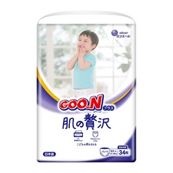 GOO.N 大王 奢华肌系列 婴儿拉拉裤 XL34片