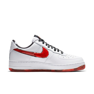 NIKE 耐克 Air Force 1 '07 Lv8 男子休闲运动鞋 CJ2826-178 白色/红色 43