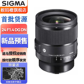 SIGMA 适马 24mm F1.4 DG DN ART 全画幅 大光圈广角定焦镜头 风光星空夜 索尼口标配（适用A7M3 A7M4 A7C等） 官方标配