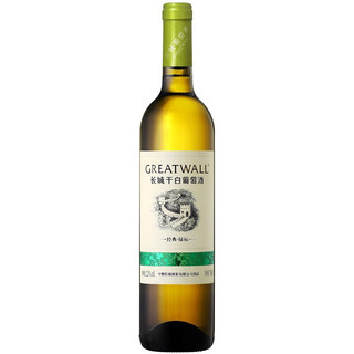 GREATWALL 长城葡萄酒 经典绿标 碣石山霞多丽干型白葡萄酒 750ml