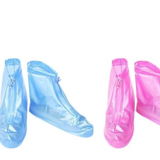 三樱 DS0226 男女款短筒雨鞋套 升级款 蓝色 M