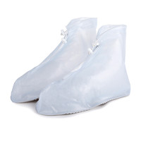 三樱 DS0226 男女款短筒雨鞋套 升级款 透明 XL