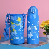 THERMOS 膳魔师 FHO-801WF-BL-PT 儿童保温杯 800ml 蓝色