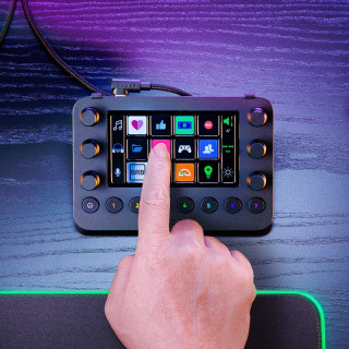 雷蛇(Razer) 便携直播控制台即插即用可编程实体按键音量调节控制器 触控版