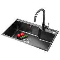 OULIN 欧琳 OLWG72450H+OL-CFX001H 多功能单槽+不锈钢水龙头套装