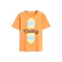 Gap 盖璞 696996 男童短袖T恤 橙色 130cm
